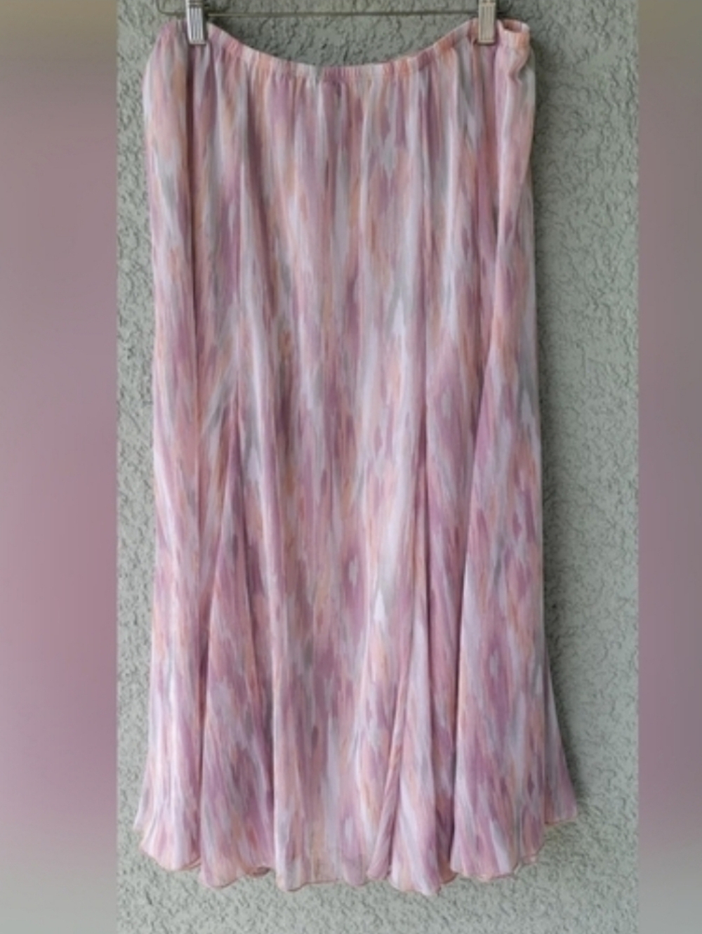 Ruby Rd. Pastel Pink Multi-Color Maxi Skirt - Picture 6 of 6